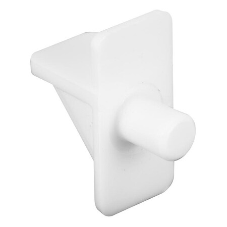 Prime-Line White Plastic Shelf Support Peg 1/4 inch Ga. 0.9 in. L 5 lb U 10138
